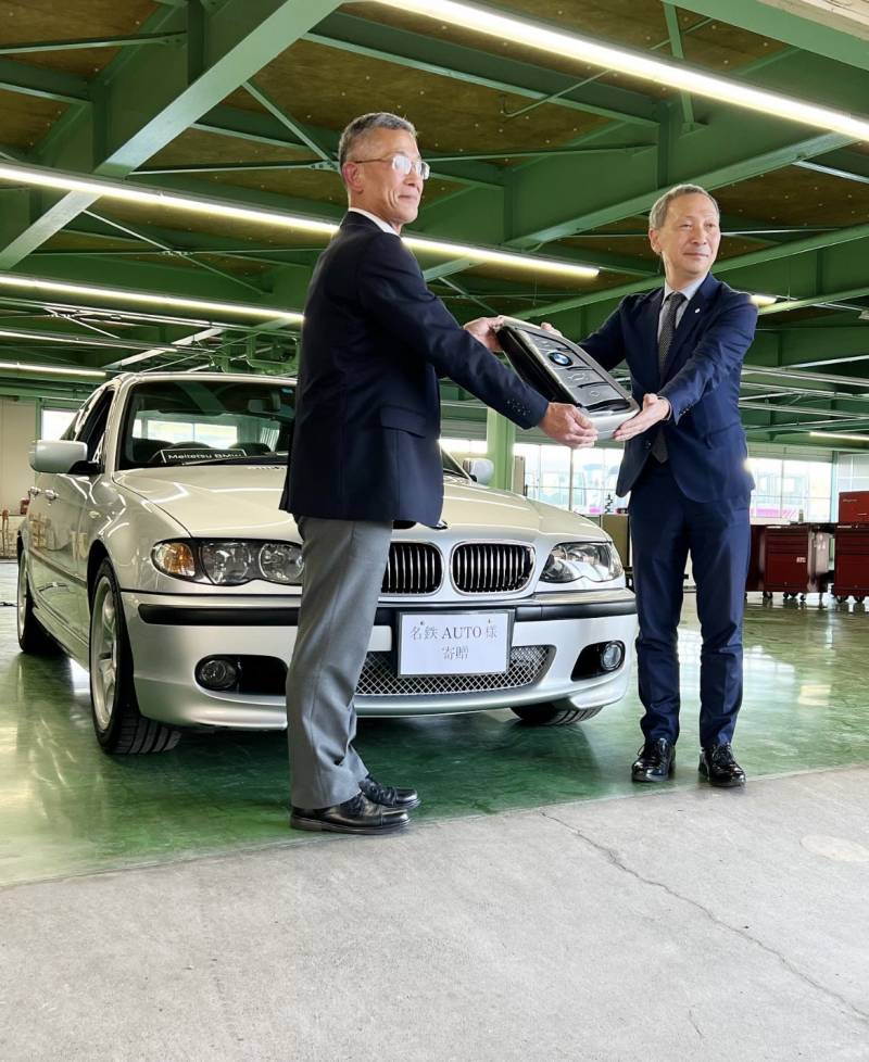 名鉄AUTO 様より実習車を寄贈していただきました！