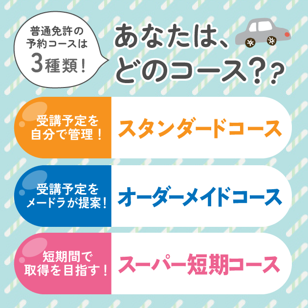 あなたはどのコース？